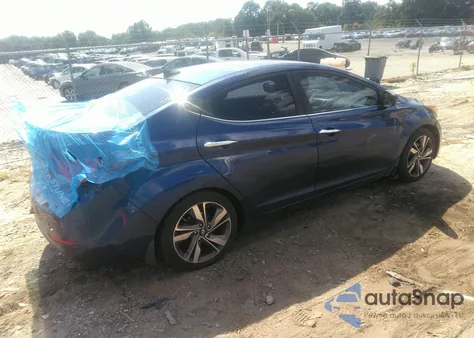 2015 Hyundai Elantra Limited from USA, damaged, VIN 5NPDH4AE0FH576758